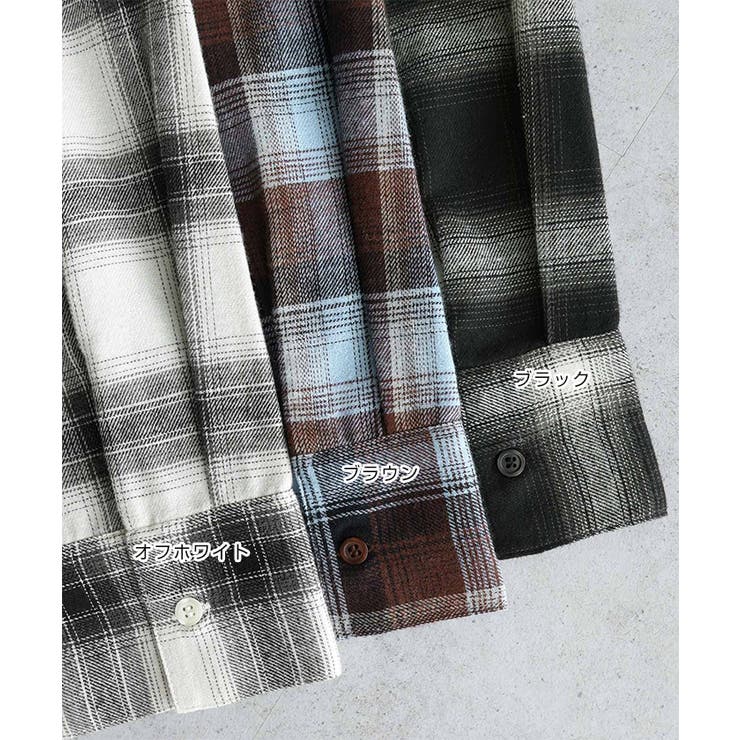 フーディ チェック シャツ | andme | 詳細画像3 