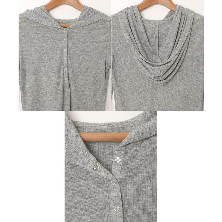 シアー フーディ リブ | andme | 詳細画像15 