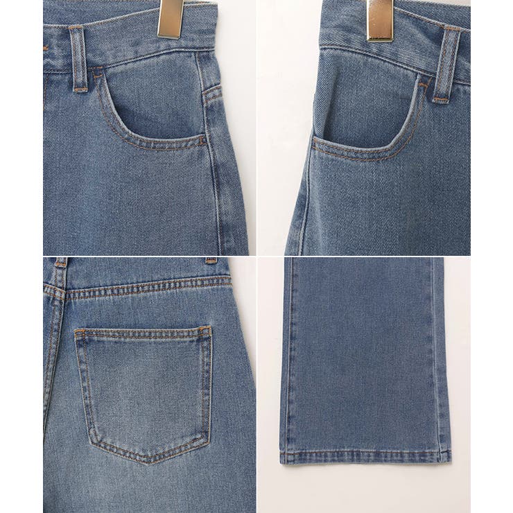 セミフレア デニム パンツ | andme | 詳細画像14 