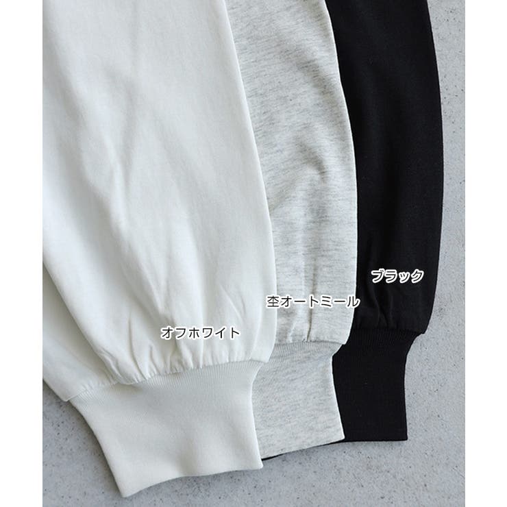 クルーネック ロング 長袖 | andme | 詳細画像3 