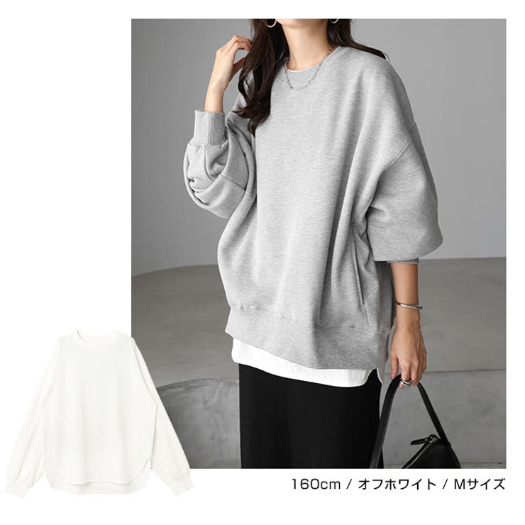 クルーネック ロング 長袖 | andme | 詳細画像8 