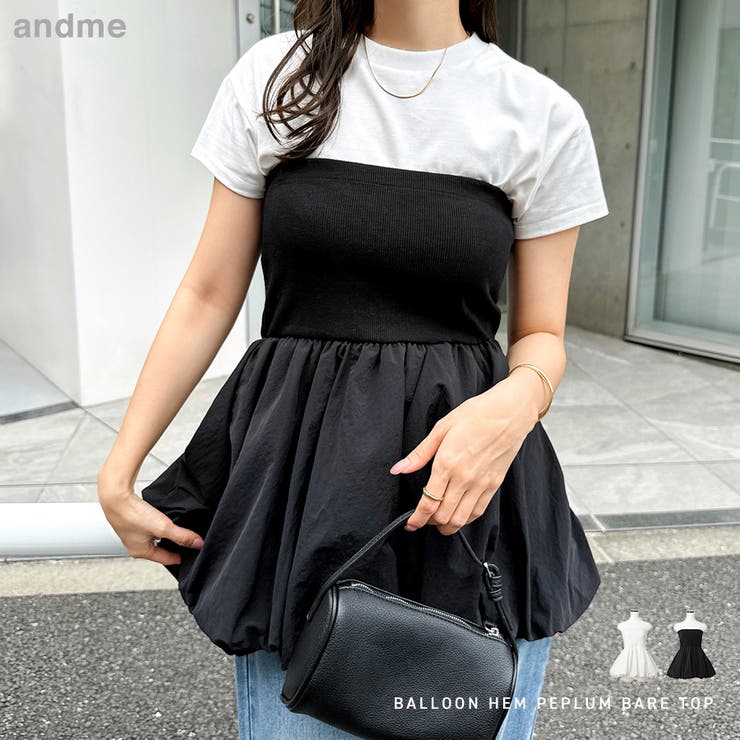 エメイン Aimeine 2wayバルーンベアブラウス Amazon.co.jp: Aimeine エメイン 2wayバルーンベアブラウス