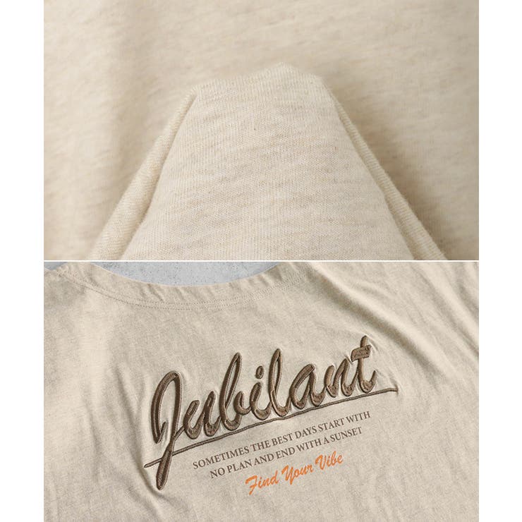 オフショルダー プリント ロゴ | andme | 詳細画像16 