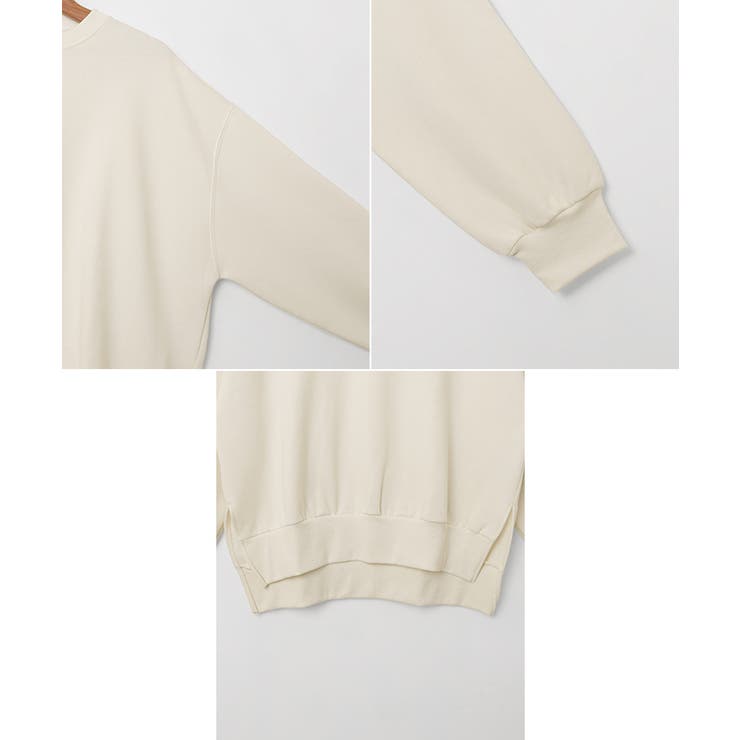 裏起毛 オーバーサイズ スウェット | andme | 詳細画像18 