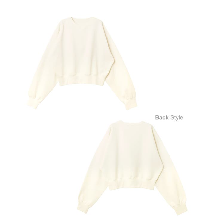 裏起毛 ショート丈 スウェット | andme | 詳細画像19 