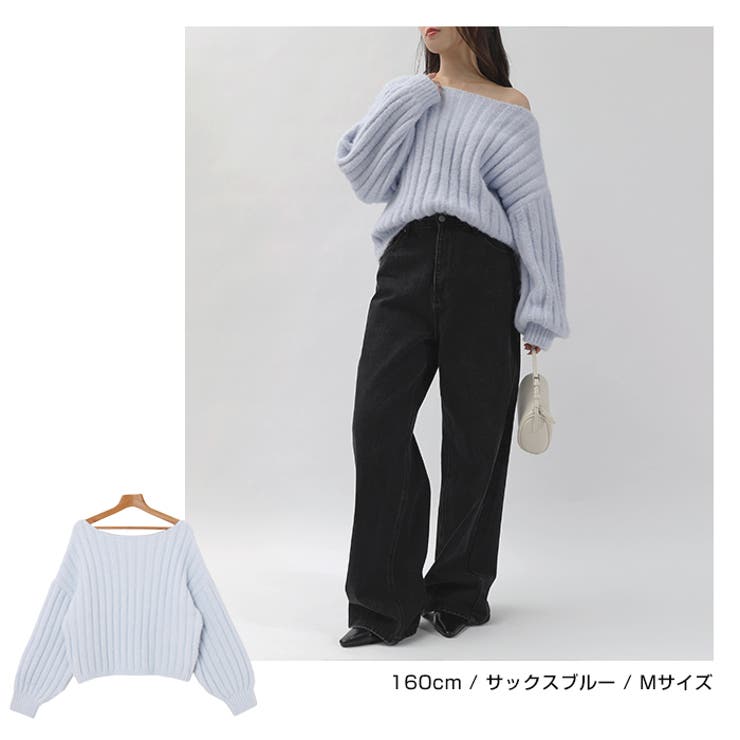 マシュマロタッチ 長袖 リブ | andme | 詳細画像11 