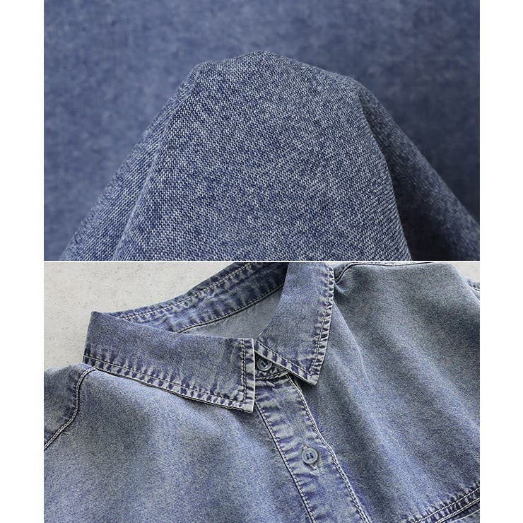 テンセル デニム シャツ | andme | 詳細画像16 