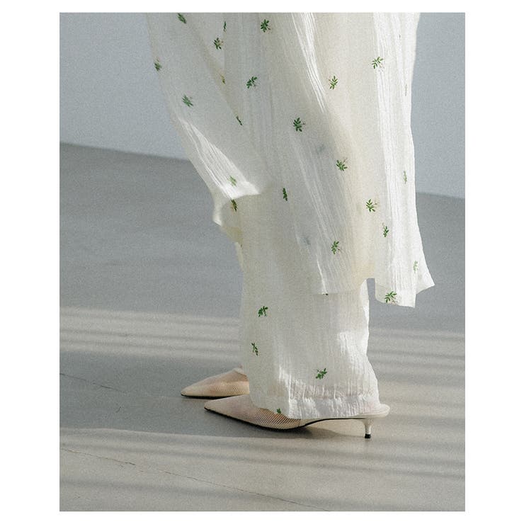 小花柄 シアー ワイド | andme | 詳細画像4 