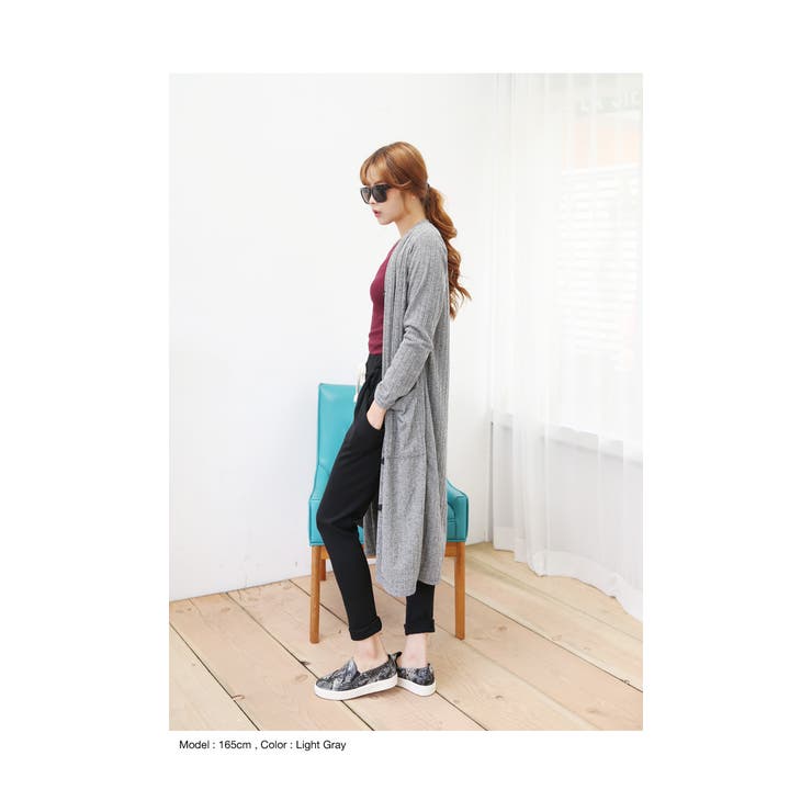 超ロング丈カーディガン 品番 Az And Me アンドミー のレディースファッション通販 Shoplist ショップリスト