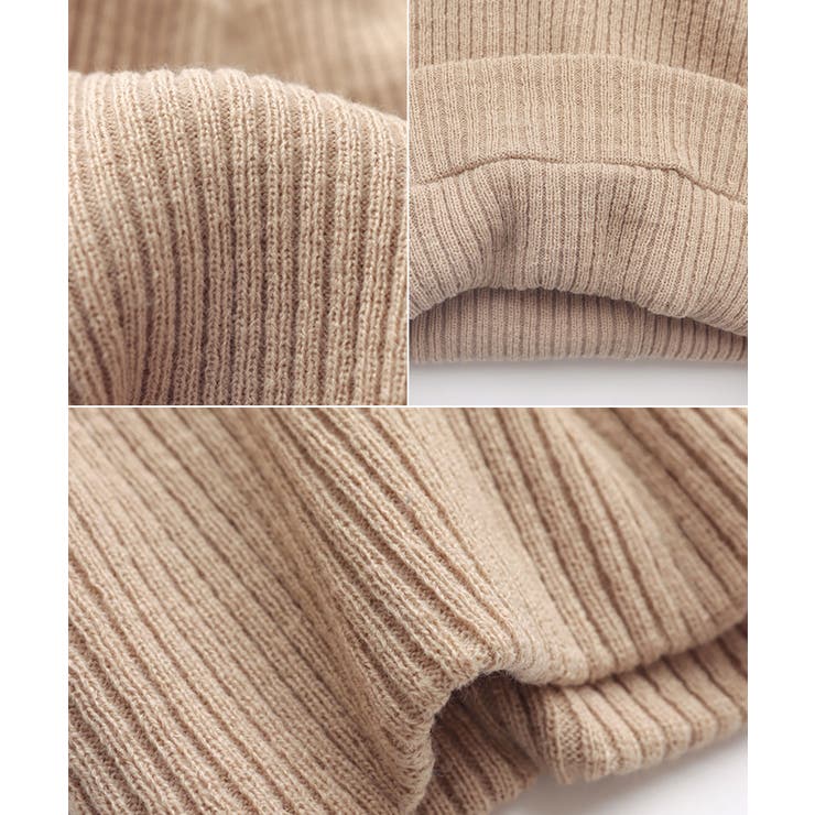 リブニット ネックウォーマー レディース | andme | 詳細画像9 