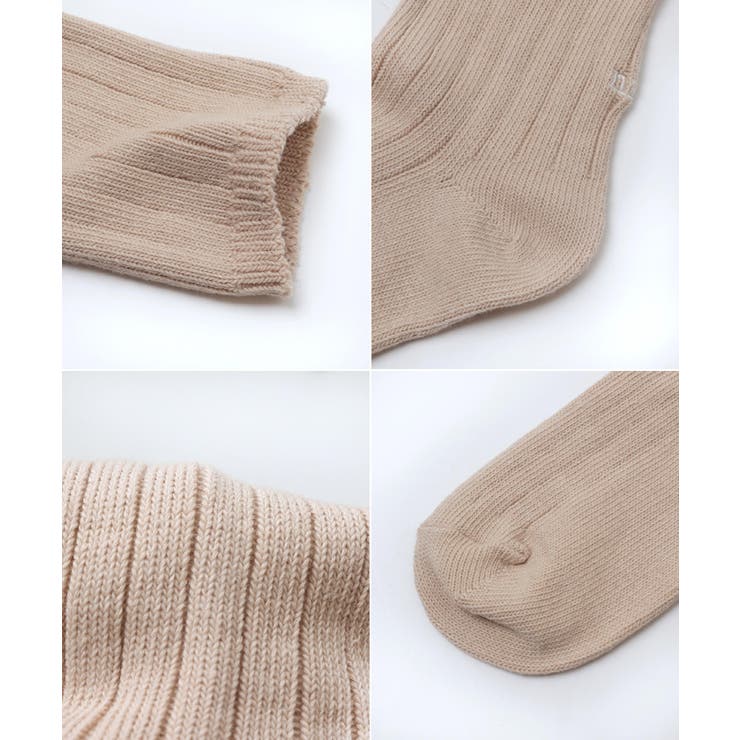 ロゴ刺繍 リブ ソックス | andme | 詳細画像19 