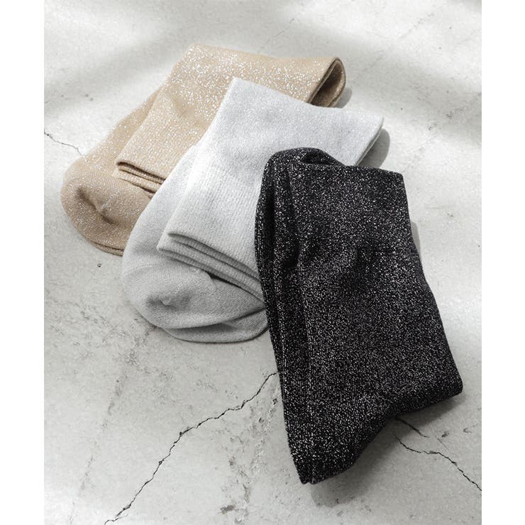 ラメ クルー ソックス | andme | 詳細画像7 