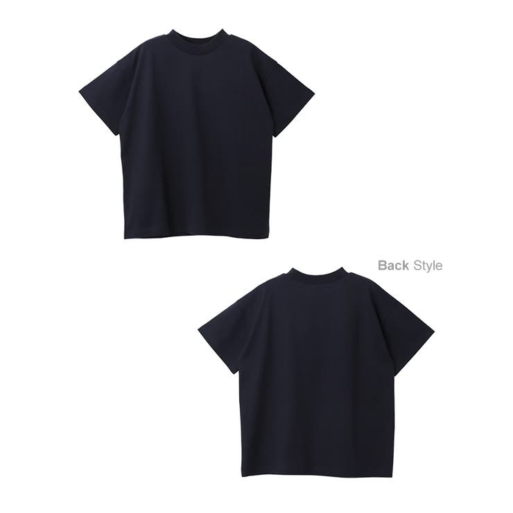 モックネック 半袖 Tシャツ[品番：AZ000004357]｜andme（アンドミー）のレディースファッション通販｜SHOPLIST（ショップリスト）