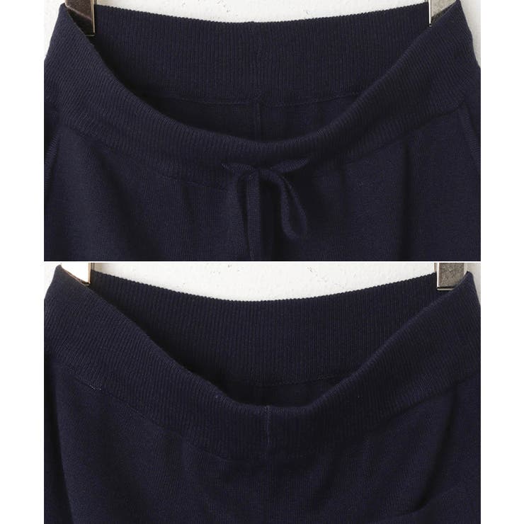 総針 ニット ジョガーパンツ | andme | 詳細画像17 