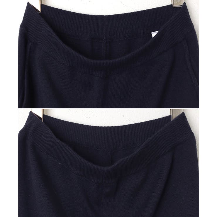 総針 ニット セミワイドパンツ | andme | 詳細画像14 