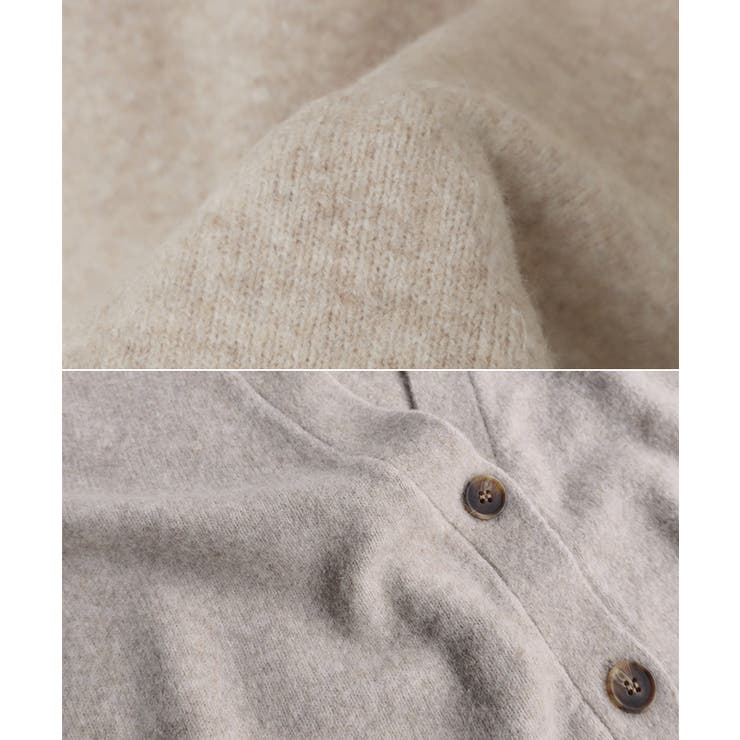 ヘアリー ニット カーディガン | andme | 詳細画像21 