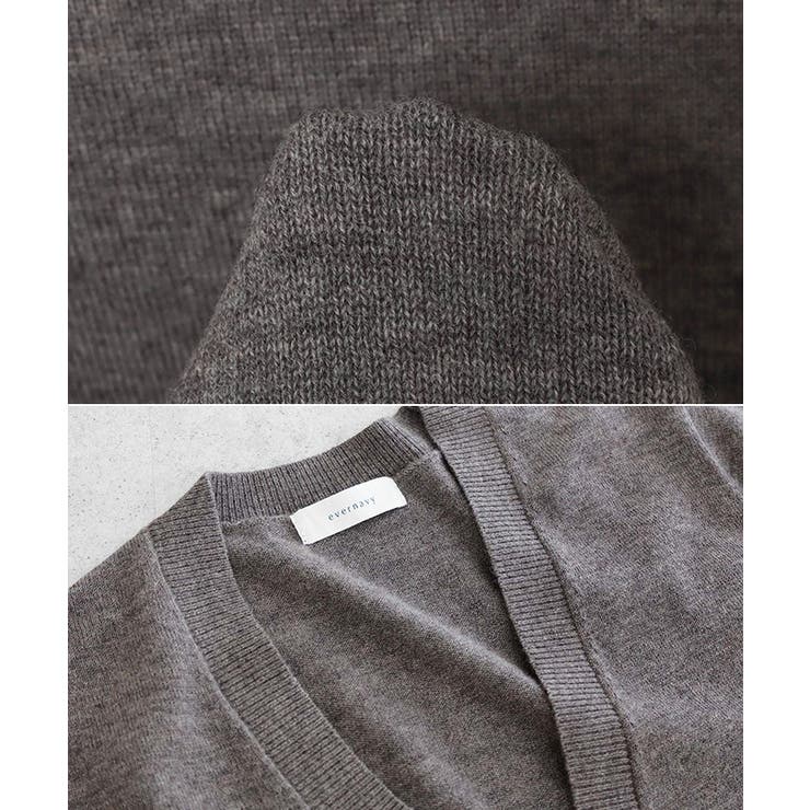 天竺 ウール Vネック | andme | 詳細画像17 