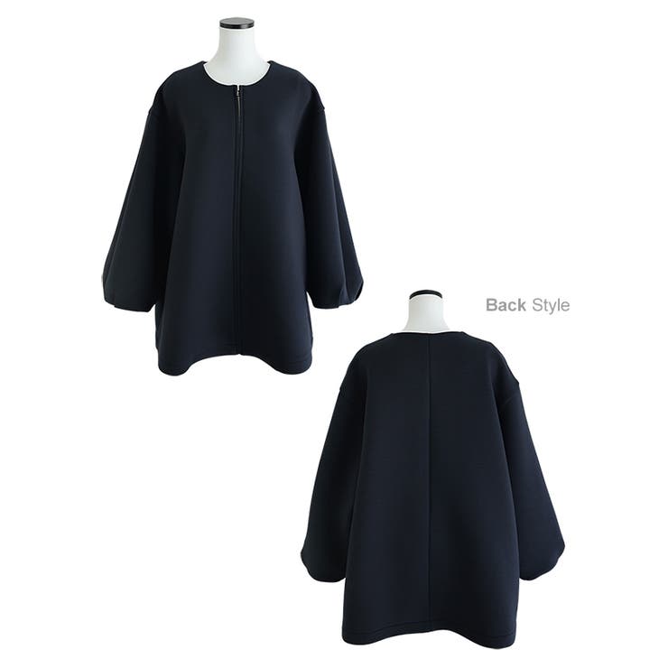 andme｜ダンボール ミドル コート evernavy エバーネイビー