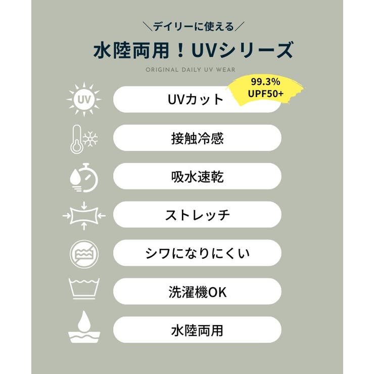 evernavy エバーネイビー UVカット | andme | 詳細画像4 