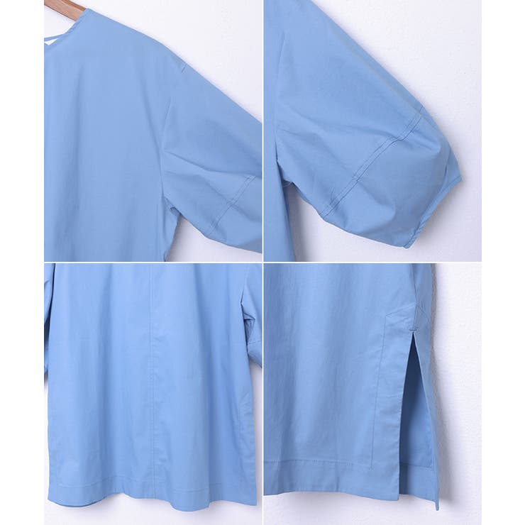 evernavy エバーネイビー ランタンスリーブ | andme | 詳細画像18 