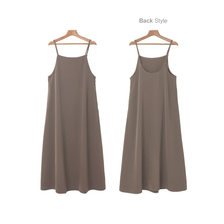 とろみ キャミ ワンピース | andme | 詳細画像15 