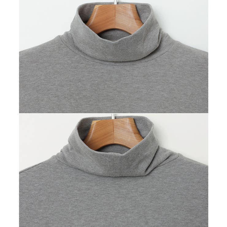 テレコリブ ハイネック プルオーバー | andme | 詳細画像19 