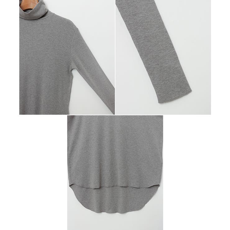 テレコリブ ハイネック プルオーバー | andme | 詳細画像20 