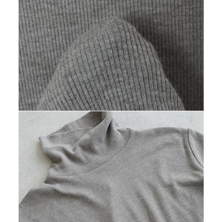 テレコリブ ハイネック プルオーバー | andme | 詳細画像21 