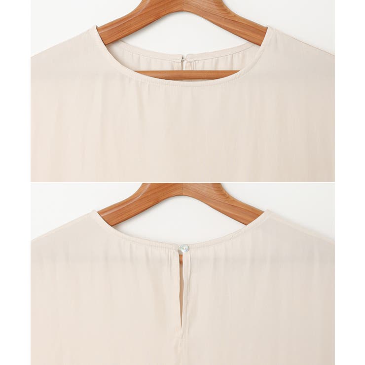 とろみ T ブラウス | andme | 詳細画像16 