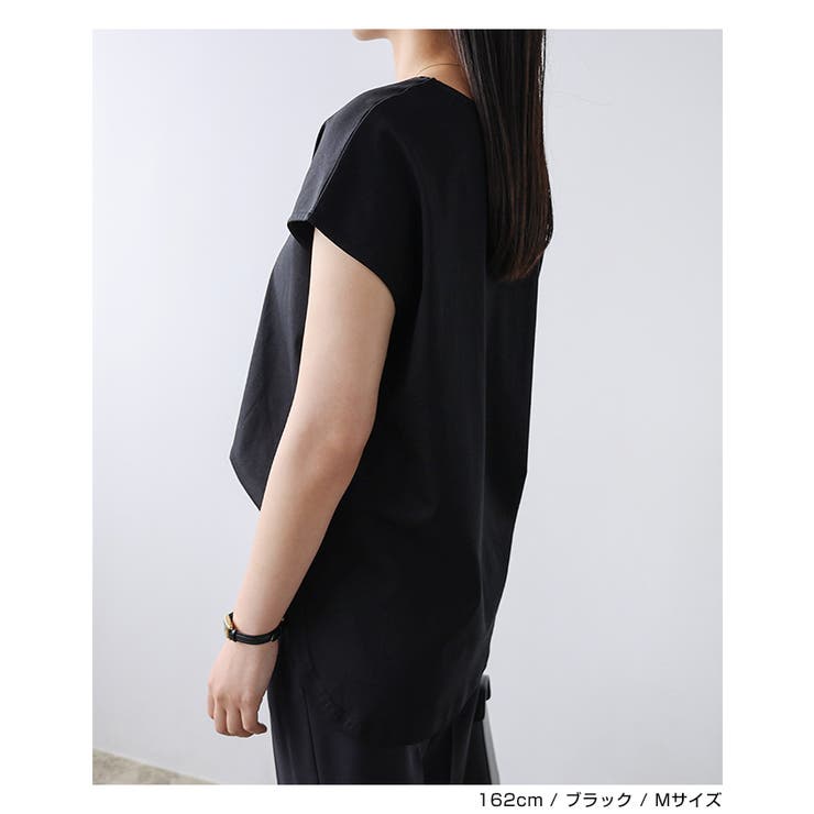 シルケット フレンチスリーブ プルオーバー | andme | 詳細画像17 