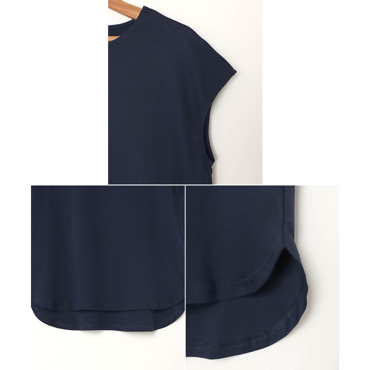 シルケット フレンチスリーブ プルオーバー | andme | 詳細画像19 