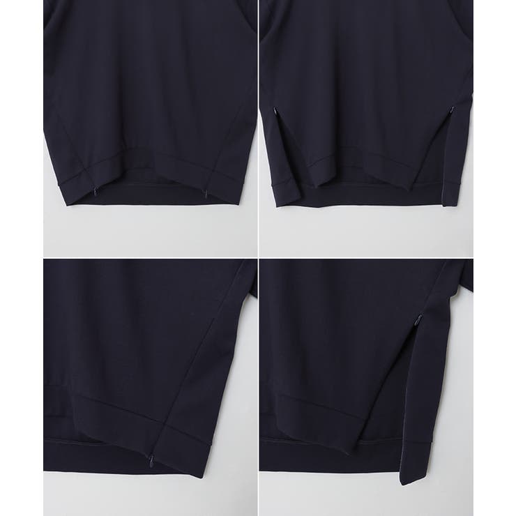 ポンチ サイドジップ プルオーバー | andme | 詳細画像15 