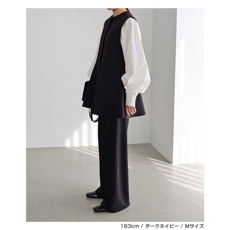 evernavy エバーネイビー ペプラム | andme | 詳細画像12 