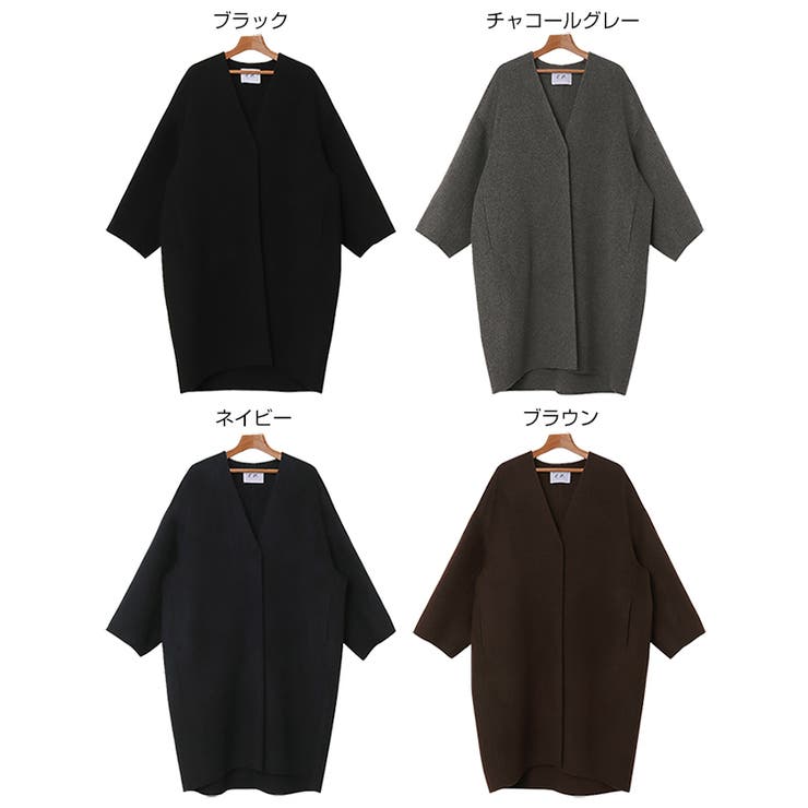 evernavy エバーネイビー ノーカラー | andme | 詳細画像2 