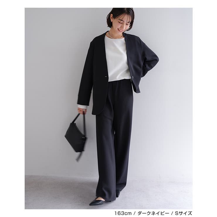 evernavy エバーネイビー ノーカラー | andme | 詳細画像7 