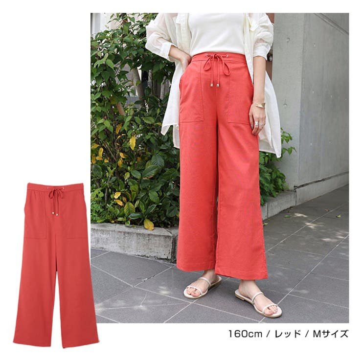 リネン ベイカー ワイドパンツ | andme | 詳細画像11 