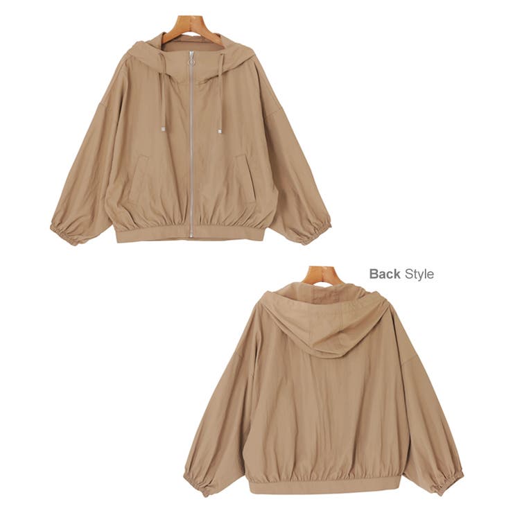 フード付き ボリューム袖 ブルゾン | andme | 詳細画像17 