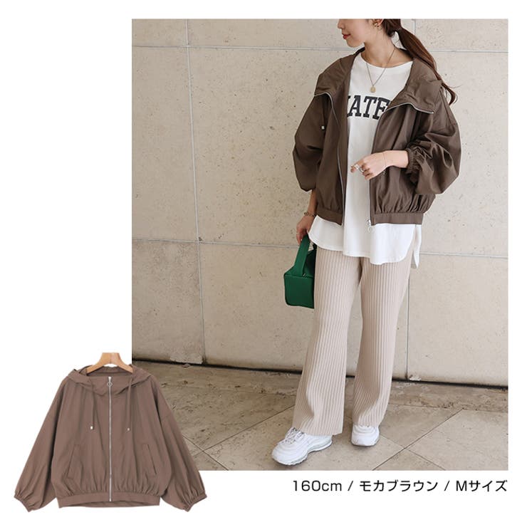 Favorite　フード付きボリューム袖コート Favorite フード付きボリューム袖コート