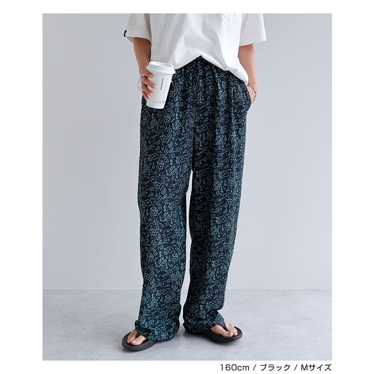 フラワープリント イージー ワイド | andme | 詳細画像11 