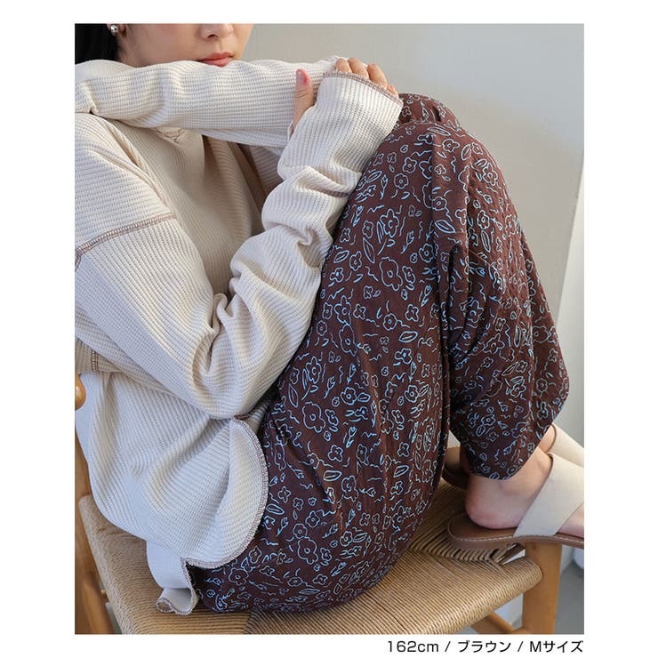 フラワープリント イージー ワイド | andme | 詳細画像10 