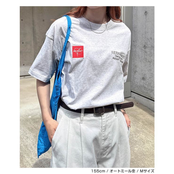 ERAReact ロゴ刺繍入り 半袖 | andme | 詳細画像11 