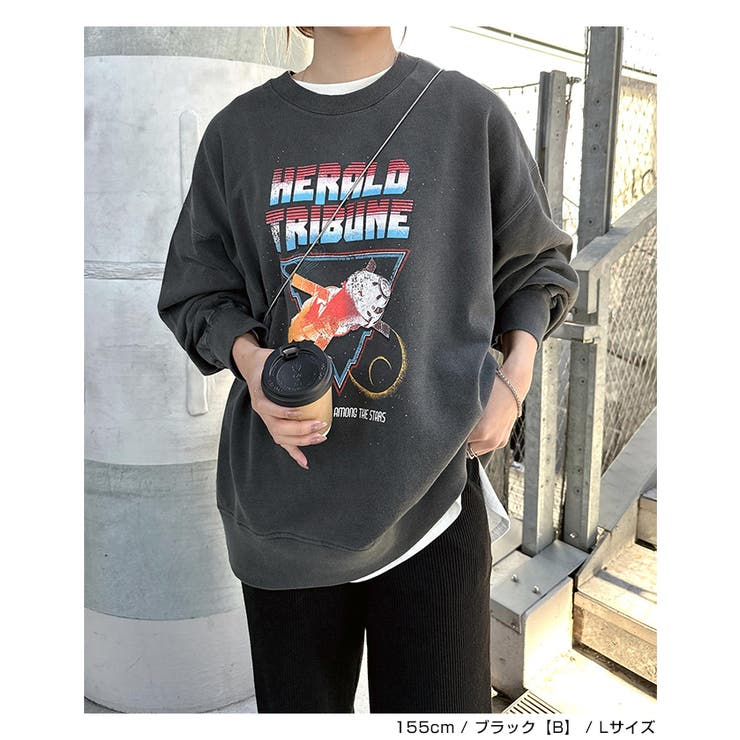 宇宙プリント 裏毛 スウェット | andme | 詳細画像9 