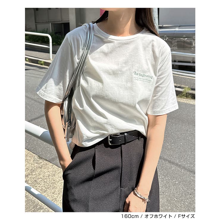 フラワー ロゴ プリント | andme | 詳細画像7 