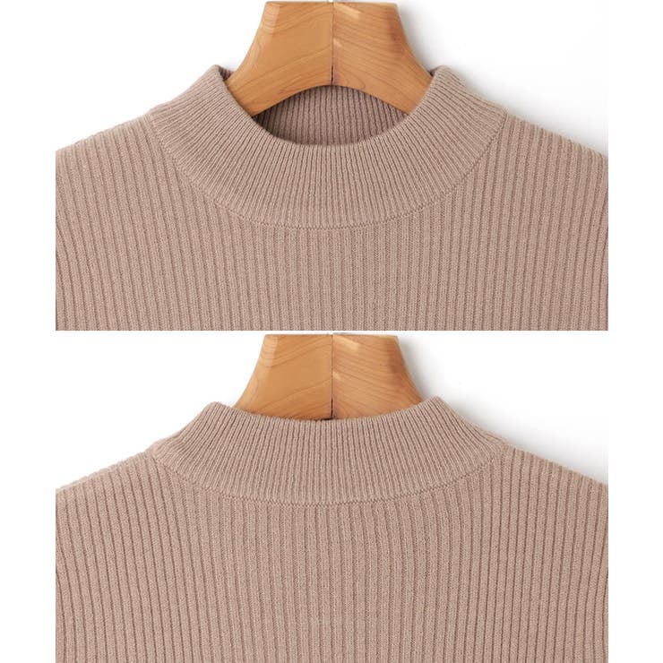 ハイネック リブ ニット | andme | 詳細画像10 