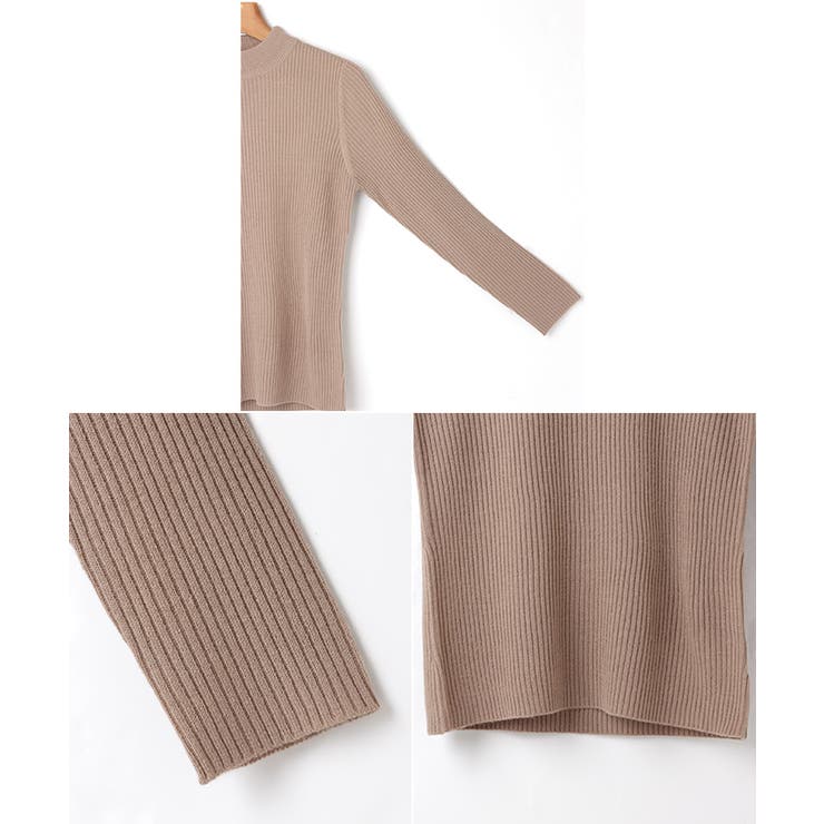 ハイネック リブ ニット | andme | 詳細画像11 