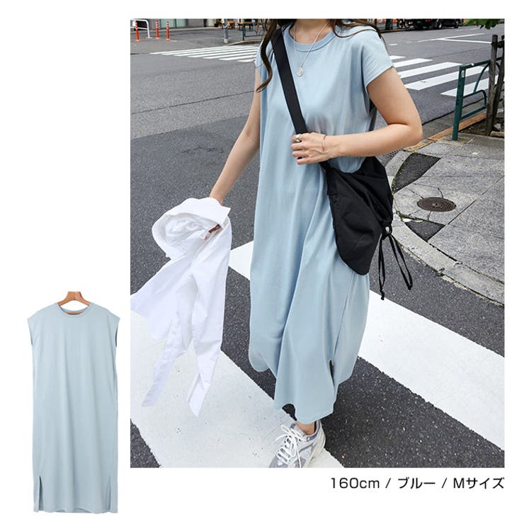 USAコットン 汗染み防止 Tシャツワンピース | andme | 詳細画像13 