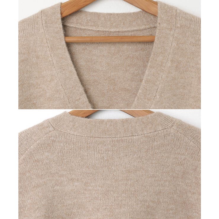 Vネック 長袖 ニット | andme | 詳細画像19 