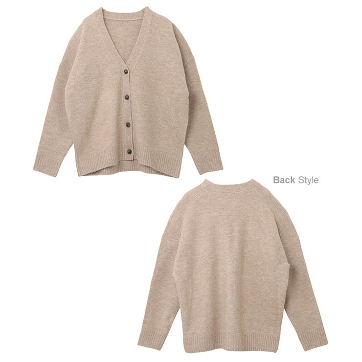 Vネック 長袖 ニット | andme | 詳細画像22 