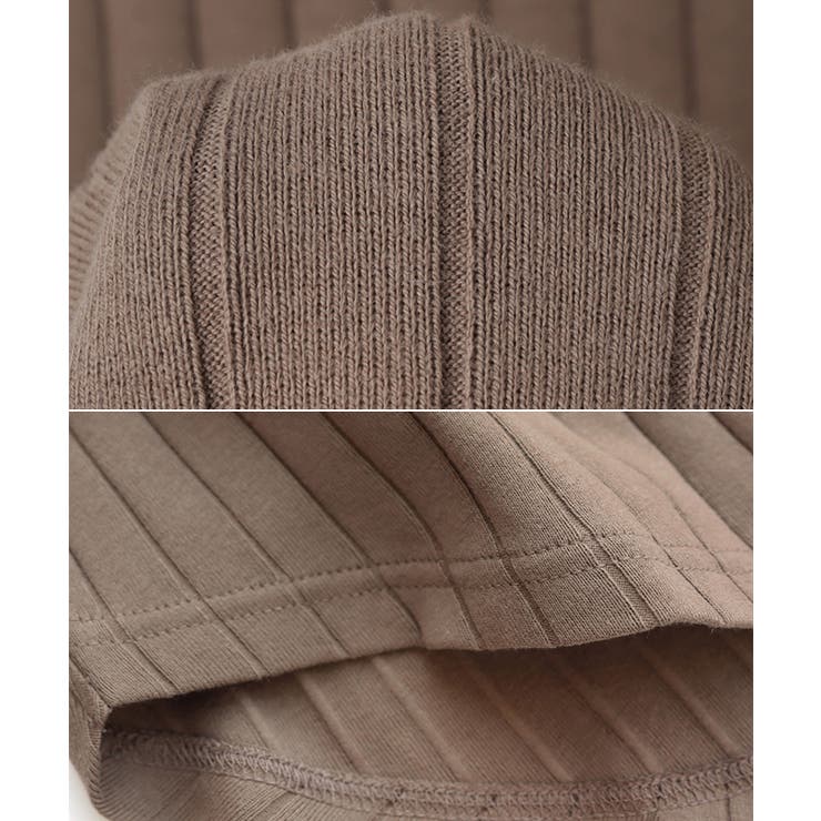 コットンフライス ワイドリブ フレンチスリーブ | andme | 詳細画像16 