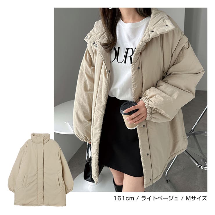 miniministore エコダウンジャケット 防寒防風中綿コート
